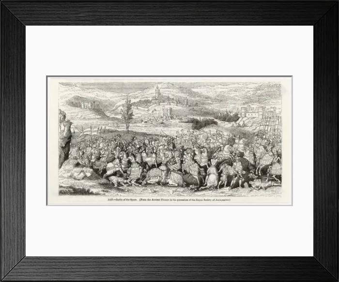Framed Print : Battle of the Spurs / 1513 Framed Print : Battle of the Spurs / 1513