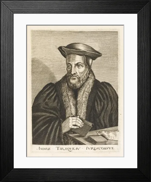 Framed Print : Andre Tiraqueau Framed Print : Andre Tiraqueau