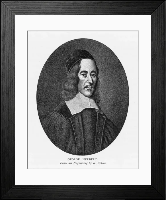 Framed Print : George Herbert / R White Framed Print : George Herbert / R White