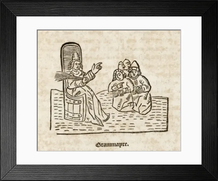 Framed Print : Teaching Grammar 1481 Framed Print : Teaching Grammar 1481
