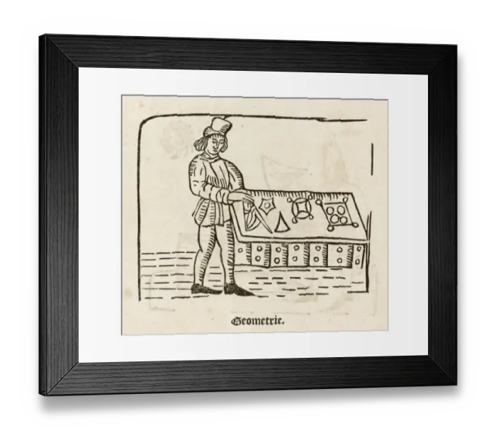 Framed Print : Maths / Geometrie Framed Print : Maths / Geometrie