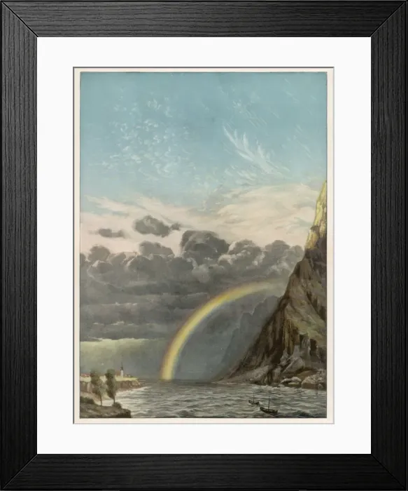 Framed Print : Rainbow after Storm Framed Print : Rainbow after Storm