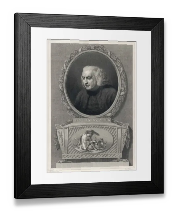 Framed Print : Samuel Johnson / Davenport Framed Print : Samuel Johnson / Davenport