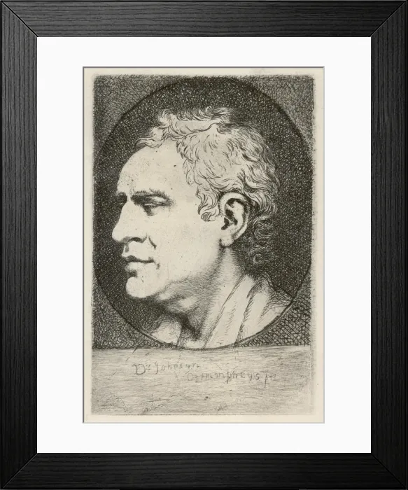 Framed Print : Samuel Johnson / Humphreys Framed Print : Samuel Johnson / Humphreys