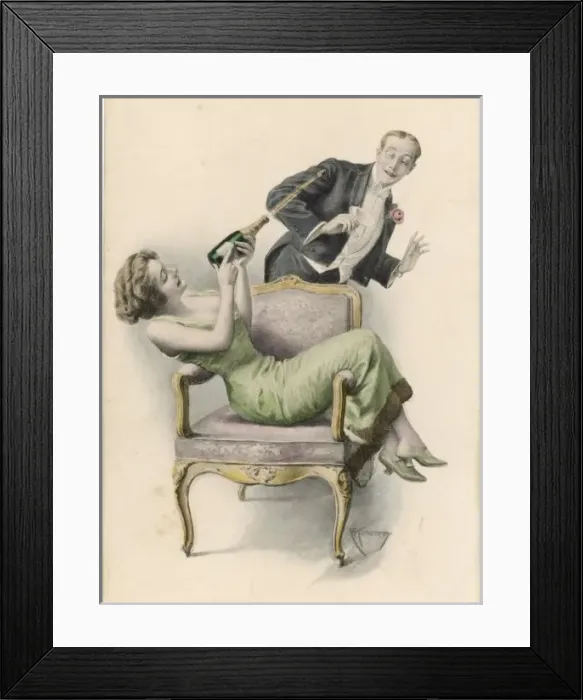 Framed Print : Wasting Champagne Framed Print : Wasting Champagne