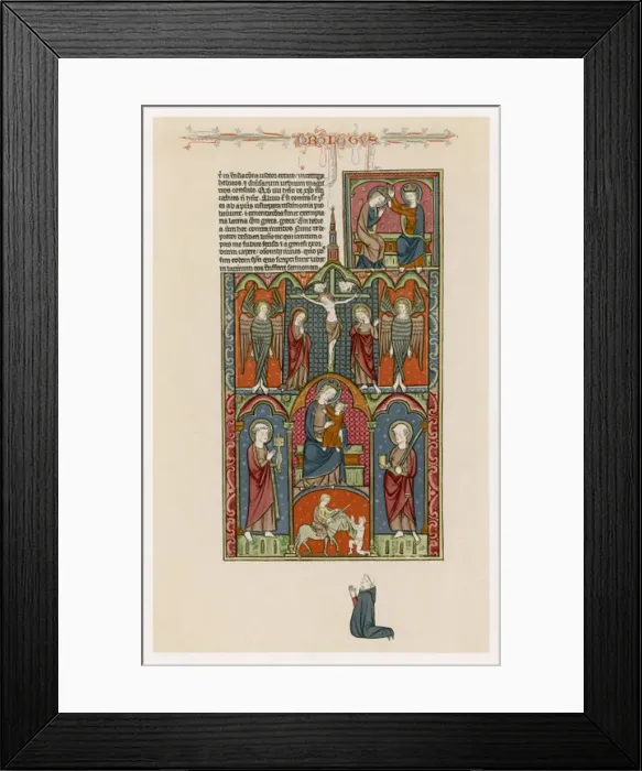 Framed Print : Manuscript / C13 Bible Framed Print : Manuscript / C13 Bible