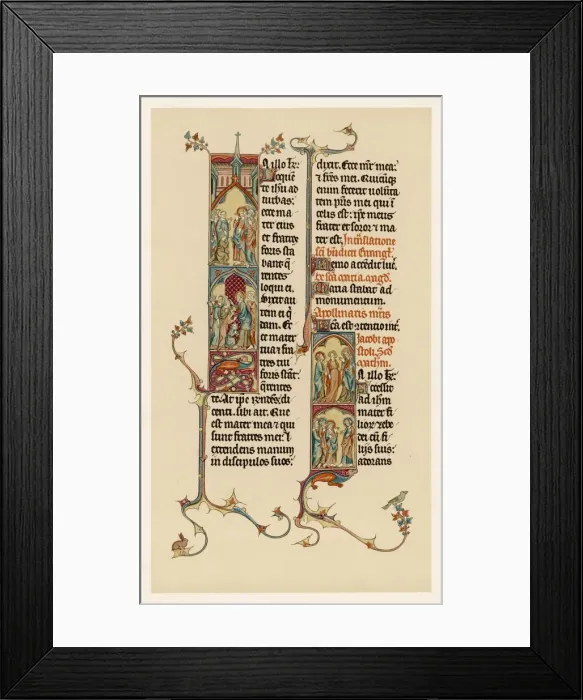 Framed Print : Manuscript / Lectionary Framed Print : Manuscript / Lectionary