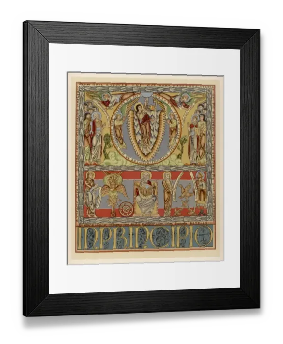 Framed Print : Ms - Flemish Bible Framed Print : Ms - Flemish Bible