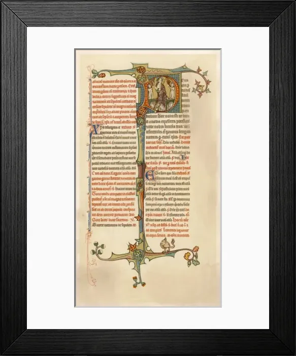 Framed Print : Ms - C14 Breviary Framed Print : Ms - C14 Breviary