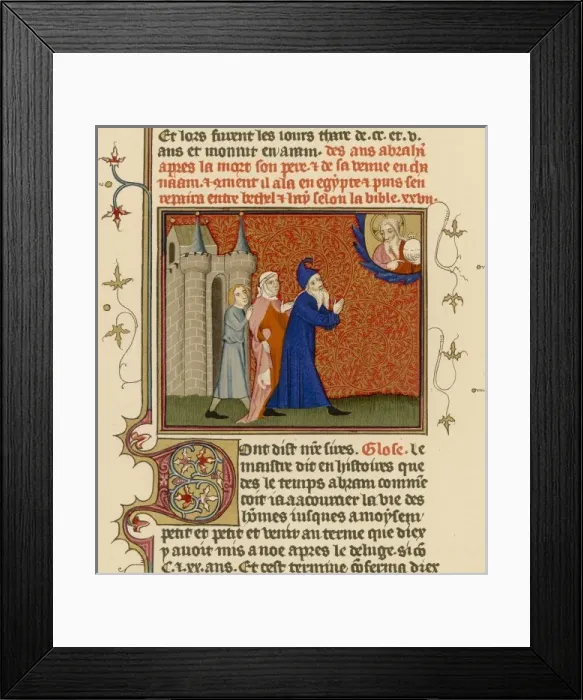 Framed Print : God and Abraham Framed Print : God and Abraham