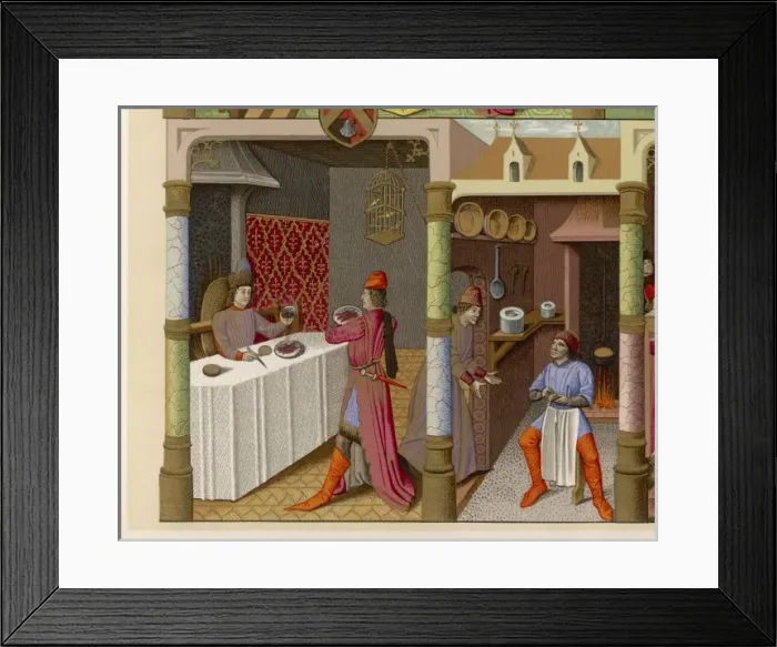 Framed Print : Romans Eating at Home Framed Print : Romans Eating at Home