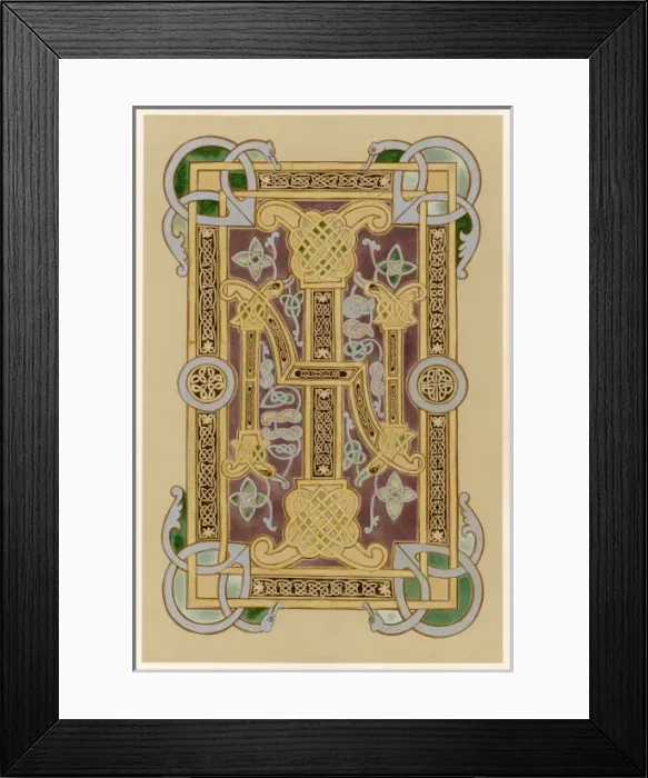 Framed Print : Illuminated I or J Framed Print : Illuminated I or J