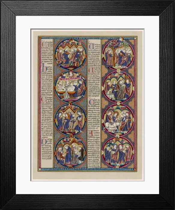 Framed Print : Ms - Bible History Framed Print : Ms - Bible History