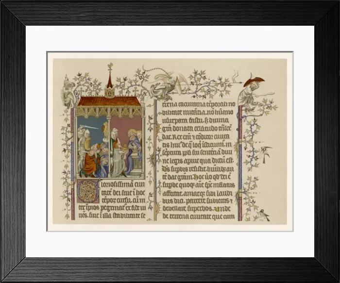 Framed Print : Ms - Civitatis Dei Framed Print : Ms - Civitatis Dei