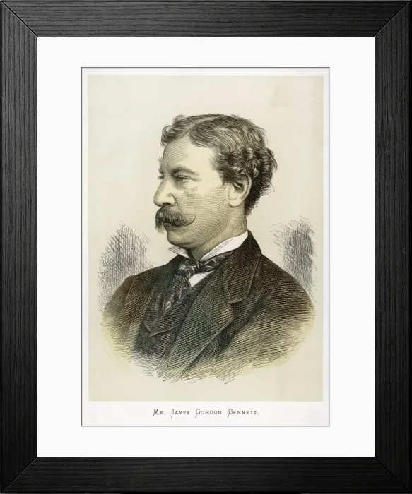 Framed Print : James Gordon Bennett Framed Print : James Gordon Bennett