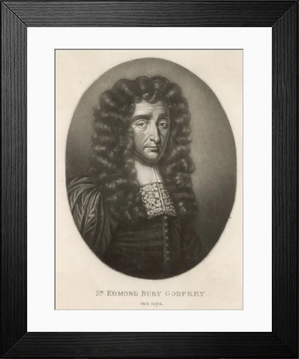 Framed Print : Edmund Berry Godfrey Framed Print : Edmund Berry Godfrey