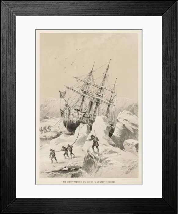 Framed Print : Nares / Kennedy Channel Framed Print : Nares / Kennedy Channel