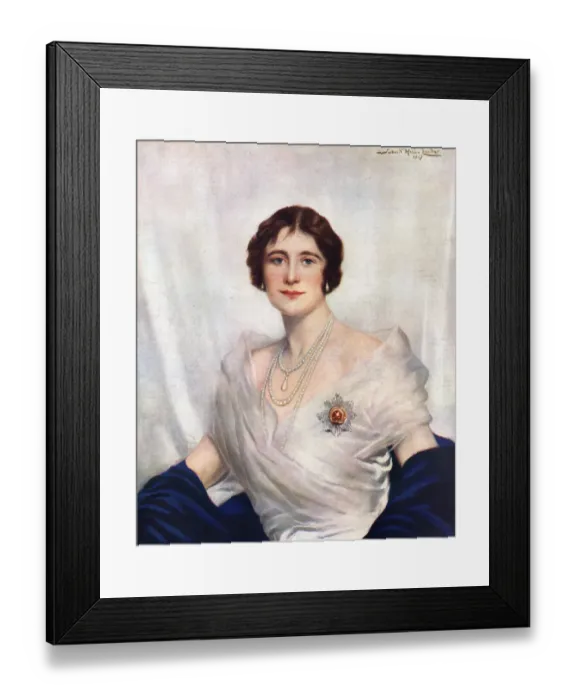 Framed Print : Elizabeth Bowes-Lyon Framed Print : Elizabeth Bowes-Lyon