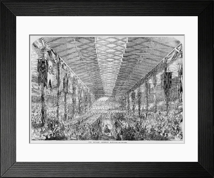 Framed Print : The Dublin Crimean Banquet Framed Print : The Dublin Crimean Banquet