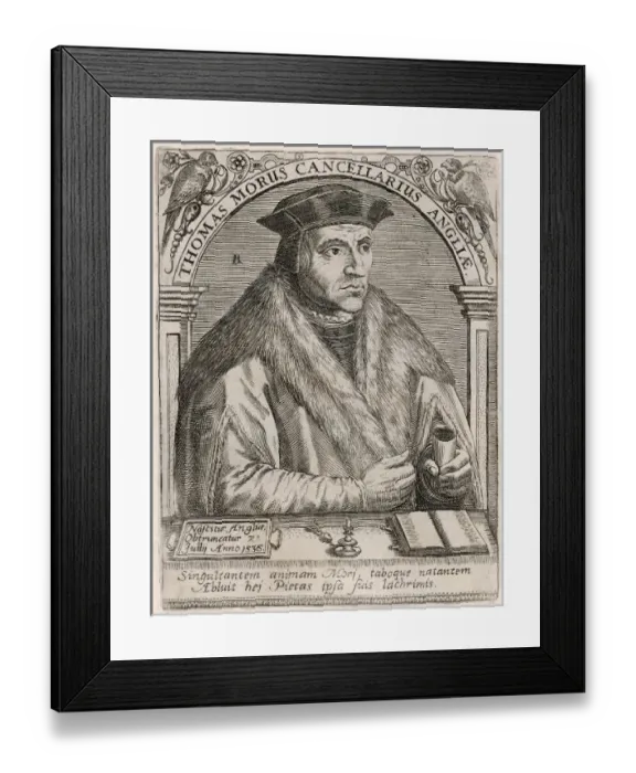 Framed Print : More - De Bry Framed Print : More - De Bry