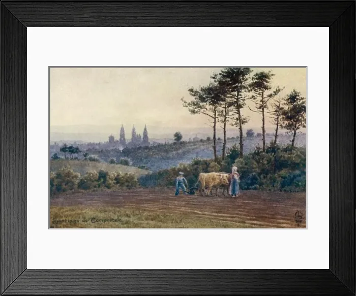 Framed Print : Compostella Pilgrims Framed Print : Compostella Pilgrims