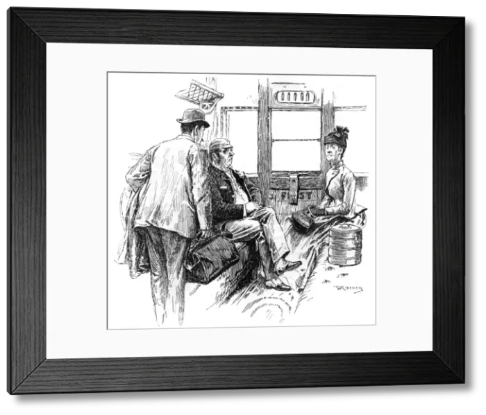 Framed Print : Unwelcoming passengers in train compartment Framed Print : Unwelcoming passengers in train compartment