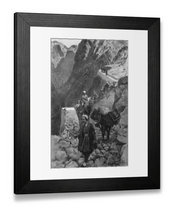 Framed Print : Crossing the Kotal Mountains, Iran Framed Print : Crossing the Kotal Mountains, Iran