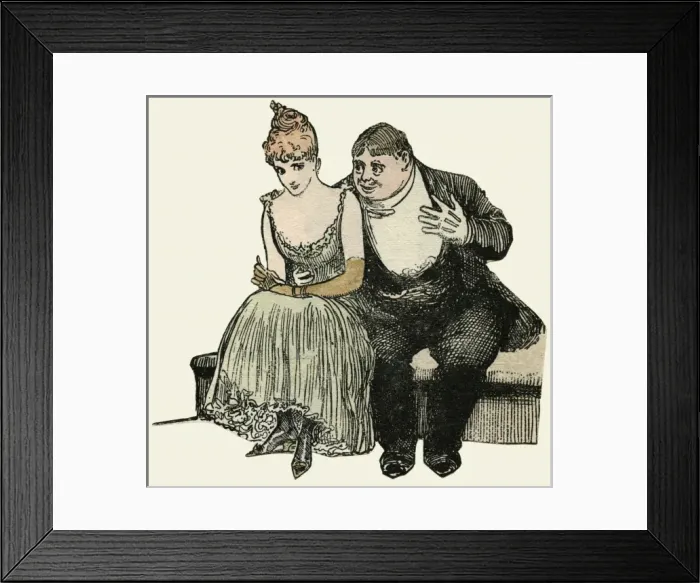 Framed Print : Admirer 1884 Framed Print : Admirer 1884