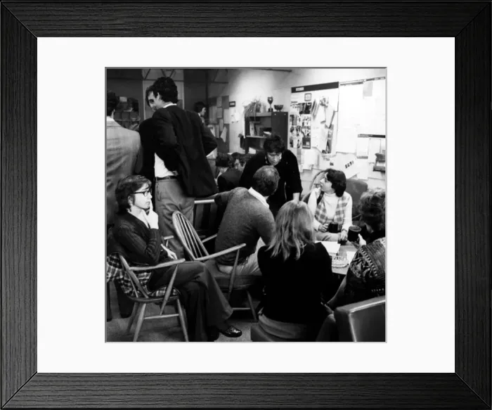 Framed Print : Teachers in staff room, Hemel Hempstead Framed Print : Teachers in staff room, Hemel Hempstead