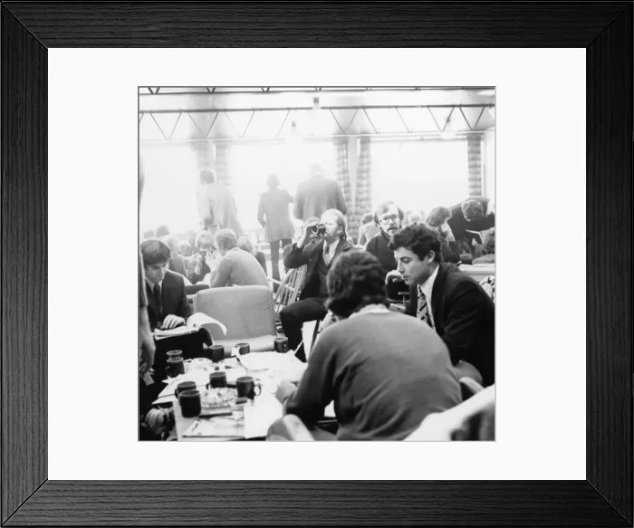 Framed Print : Teachers in staff room, Hemel Hempstead Framed Print : Teachers in staff room, Hemel Hempstead