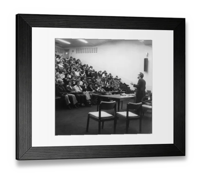 Framed Print : Sixth form lecture theatre Framed Print : Sixth form lecture theatre