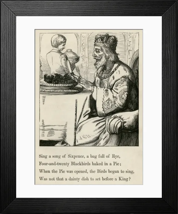 Framed Print : Sing a Song of Sixpence Framed Print : Sing a Song of Sixpence