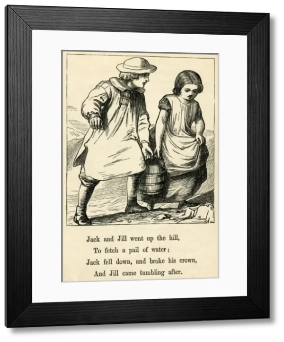 Framed Print : Jack and Jill went up the hill Framed Print : Jack and Jill went up the hill