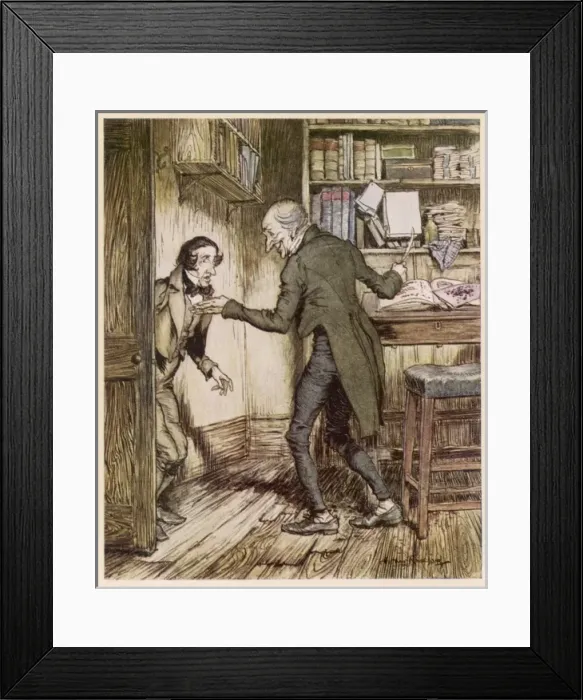 Framed Print : Dickens / Christmas Carol Framed Print : Dickens / Christmas Carol