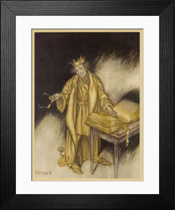 Framed Print : King Midas / Turns to Gold Framed Print : King Midas / Turns to Gold