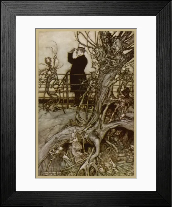 Framed Print : Edward Vii / Rackham Framed Print : Edward Vii / Rackham
