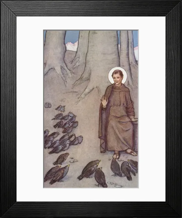 Framed Print : Francis Assisi / Cayley Framed Print : Francis Assisi / Cayley