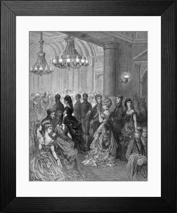 Framed Print : Aristocracy / Ball Framed Print : Aristocracy / Ball