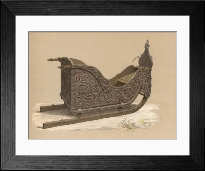 Framed Print : Norwegian Sledge Framed Print : Norwegian Sledge