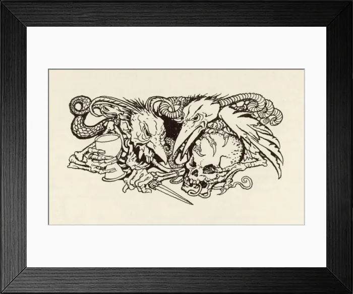 Framed Print : Tales / Poe / Imp Perverse Framed Print : Tales / Poe / Imp Perverse