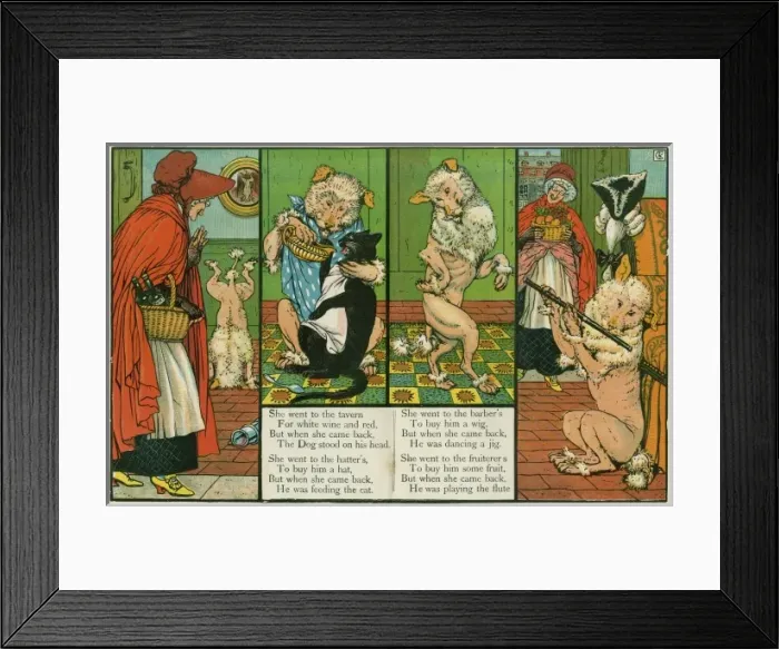 Framed Print : Old Mother Hubbard Framed Print : Old Mother Hubbard