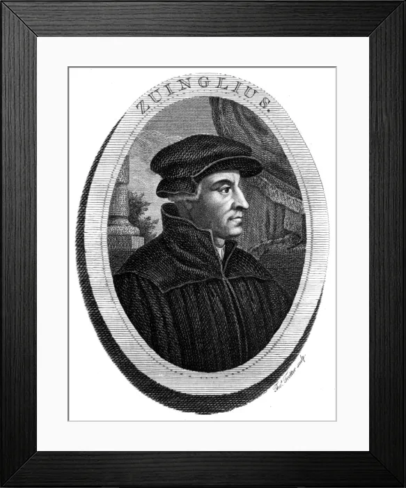 Framed Print : Ulrich Zwingli Framed Print : Ulrich Zwingli