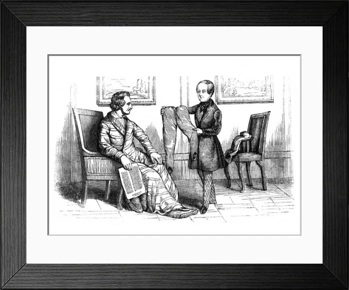 Framed Print : Child labour in a tailor Framed Print : Child labour in a tailor