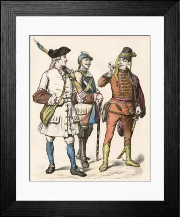 Framed Print : C18 Austrian Military Framed Print : C18 Austrian Military