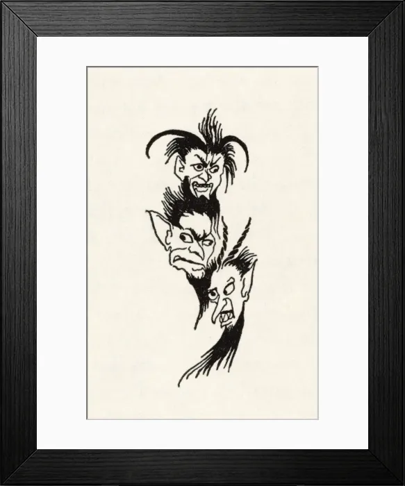 Framed Print : Poe / Tales / Imp Peverse Framed Print : Poe / Tales / Imp Peverse