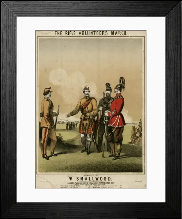 Framed Print : Military / Rifle Volunteer Framed Print : Military / Rifle Volunteer