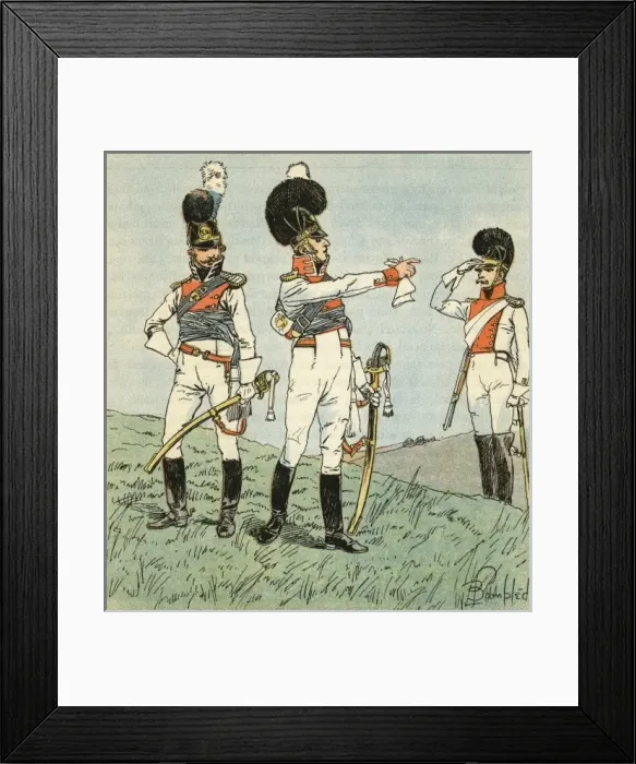 Framed Print : French soldiers Framed Print : French soldiers