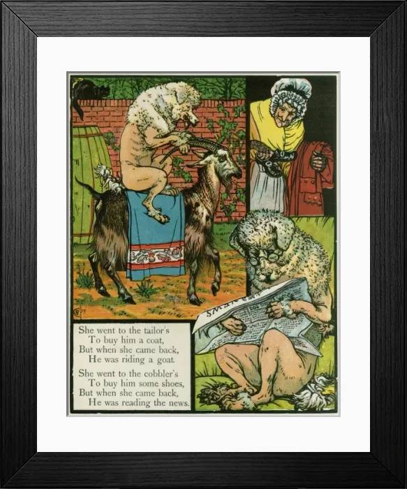 Framed Print : Old Mother Hubbard Framed Print : Old Mother Hubbard