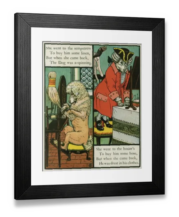 Framed Print : Old Mother Hubbard Framed Print : Old Mother Hubbard