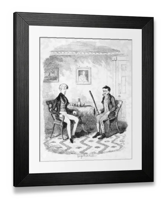 Framed Print : Dickens / Sketches by Boz Framed Print : Dickens / Sketches by Boz